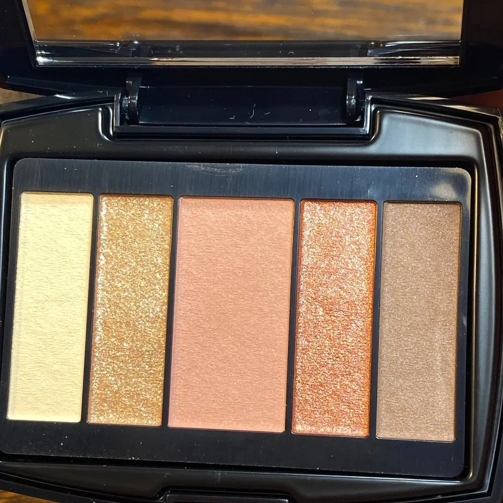 Lancome Beauty,Eyeshadow Palette Sparkling Sun,5 Shade Warm-Mini 2g,0.07oz-NEW